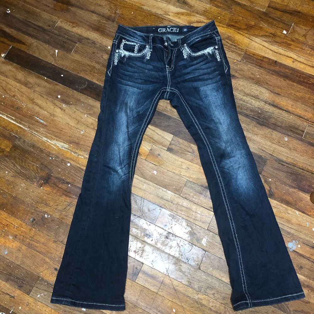 Grace in LA Girls 16 Bootcut Jeans